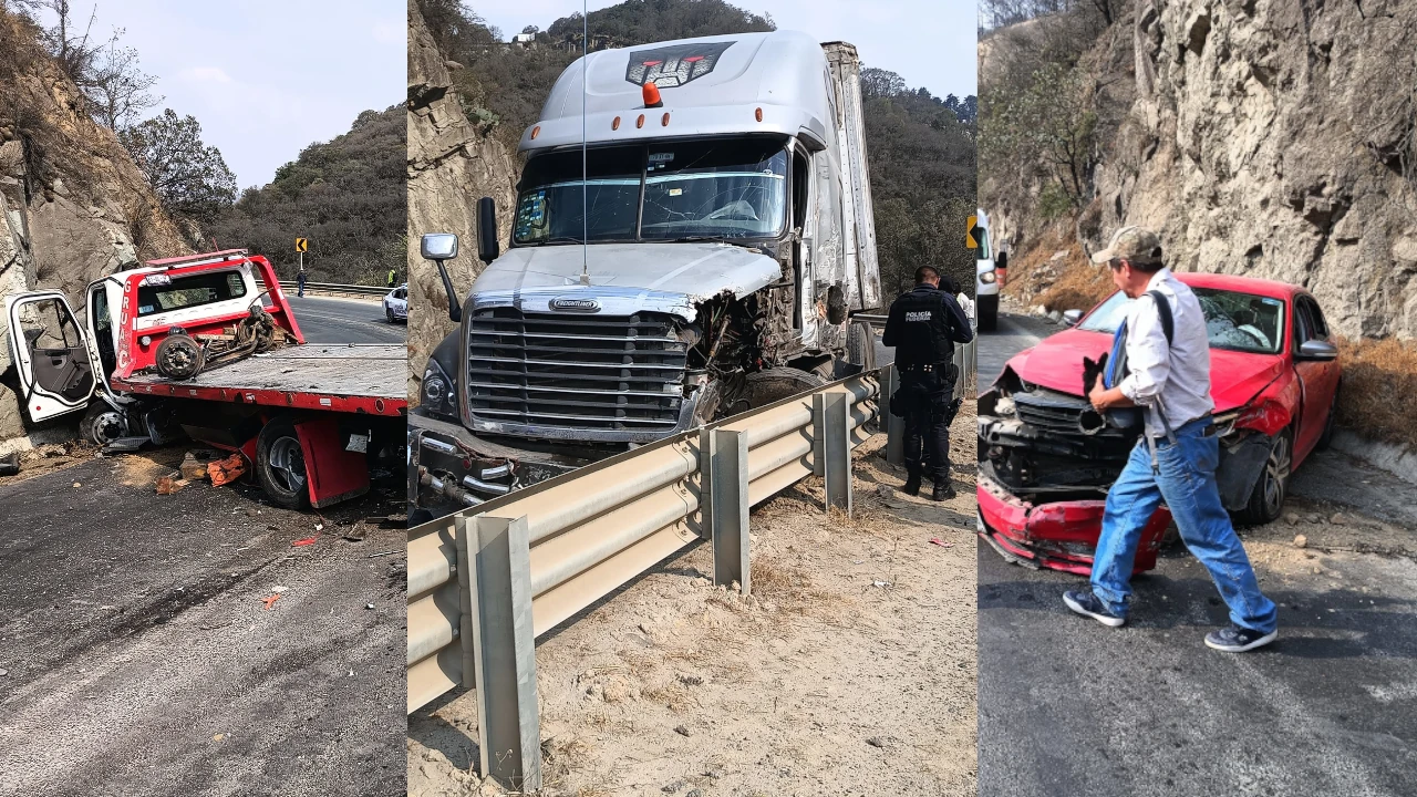 Accidente M Ltiple En Curvas De Calicanto Dos Heridos Y Tr Fico