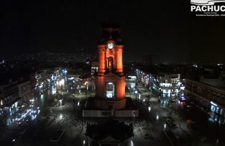 Se registra lluvia en la ciudad de Pachuca