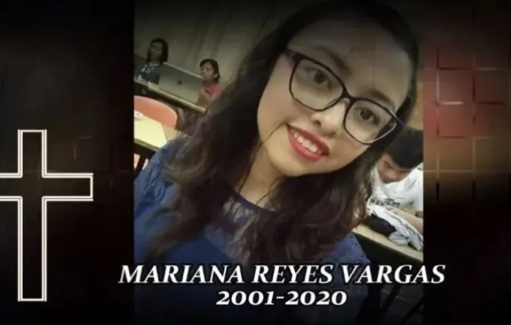 Foto en memoria de Mariana Reyes