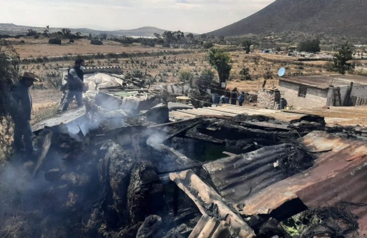 Adulto mayor pierde todo por incendio en Zempoala