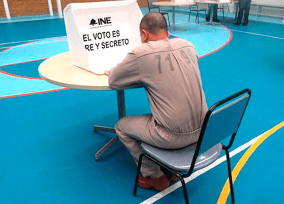 Votación en cárceles de Hidalgo