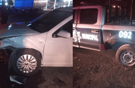Choca particular con Patrulla en Tepeji del Rio