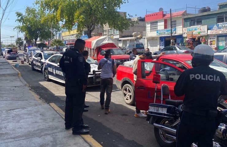 Reten de la policía de Pachuca