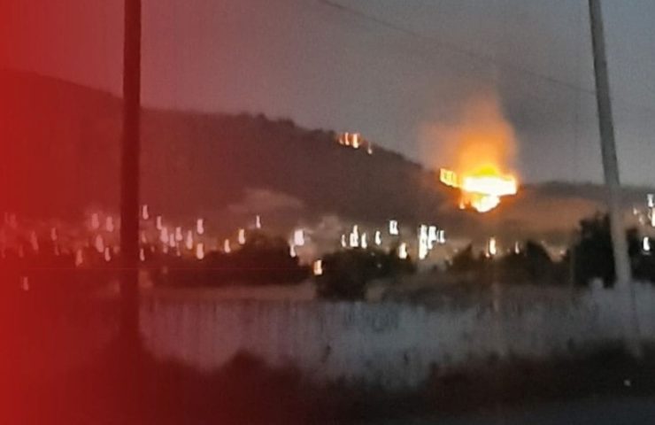 Incendio en cerro de Tulancingo