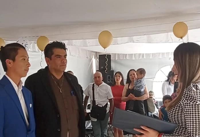 Primer matrimonio igualitario en Epazoyucan