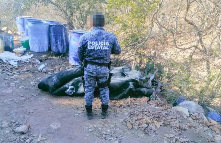 Laboratorio de droga en Chapantongo