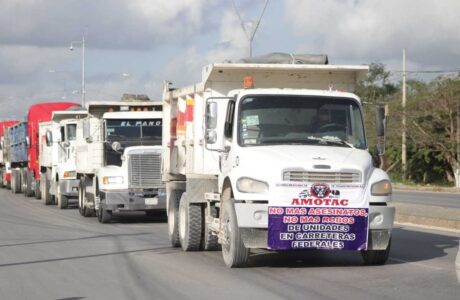 AMOTAC protesta en Hidalgo