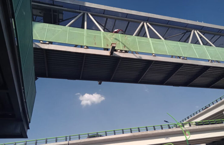 Intenta quitarse la vida en puente de Galerías