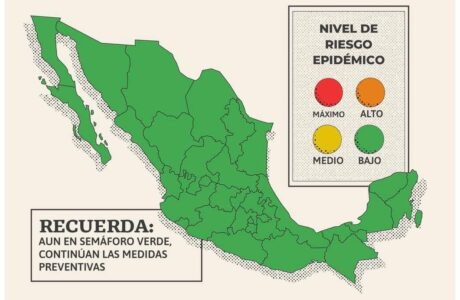 Semáforo epidemiológico Hidalgo marzo abril