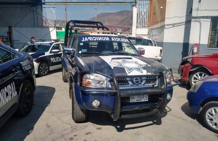 Patrullas de Pachuca detenidas por falta de combustible