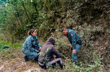 Se extravió en Mineral del Chico y lo rescatan policías estatales