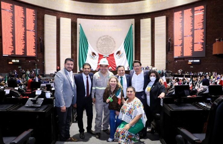 Diputados de Hidalgo votan en la reforma eléctrica