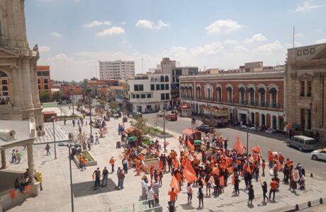 Mitin de Francisco Berganza en Pachuca