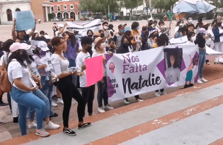 Marchan por desaparición de Natalie en Pachuca