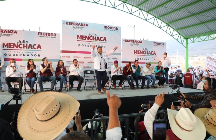 Menchaca mantiene ventaja en intención de voto en Hidalgo