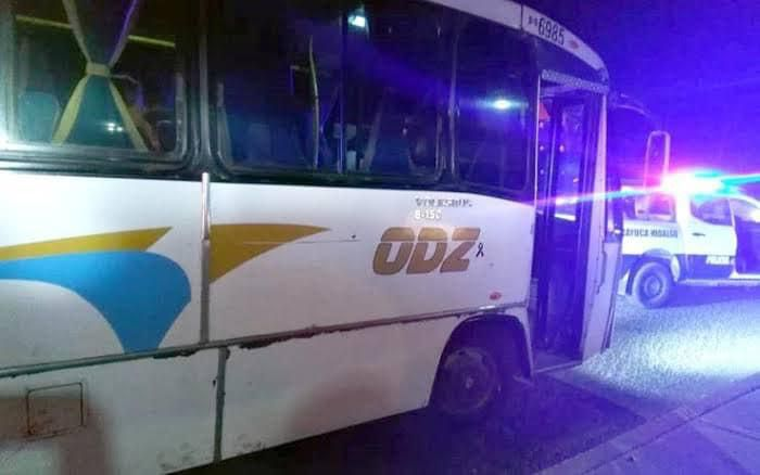 Asaltan autobús ODZ en Tolcayuca
