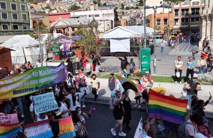 Marcha LGBTQ+ en Pachuca