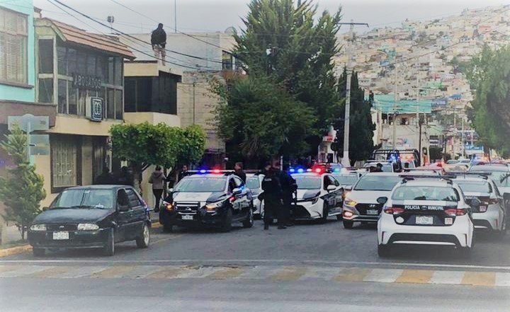 Operativo de la policía deja un saldo de 3 presuntos asaltantes detenidos en Pachuca