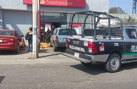 Millonario asalto a banco de Tulancingo