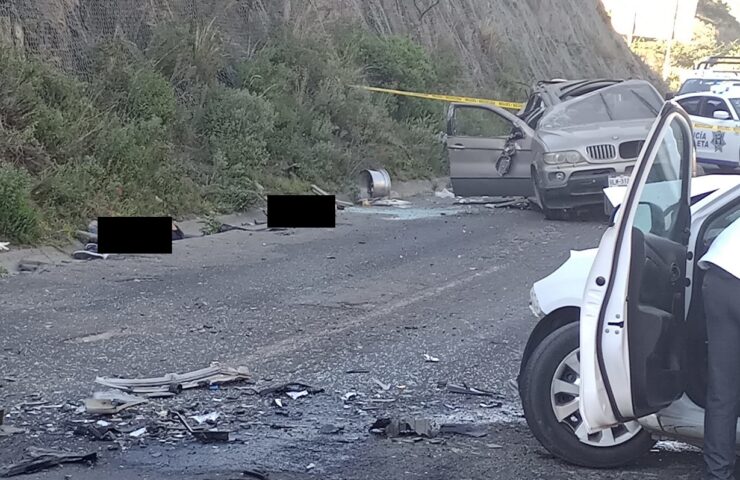 Choque fatal en corredor de la montaña Pachuca Hidalgo