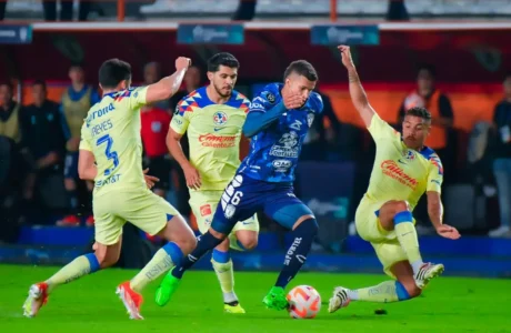 jugadores del partido Pachuca América para la final de la Champions Cup